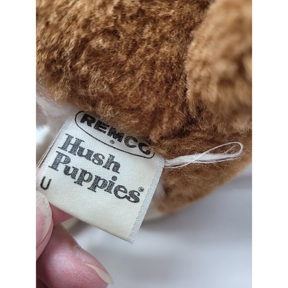 Hush Puppies Basset Hound Puppy Dog Vintage Mascot Plush Stuffed Animal Sad Eyes - Picture 16 of 16